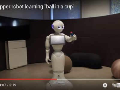 ペッパー君のけん玉チャレンジ　～ロボット x 人工知能による機会学習の可能性～