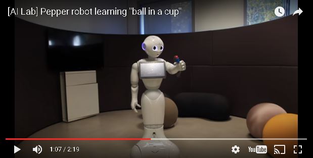 ペッパー君のけん玉チャレンジ　～ロボット x 人工知能による機会学習の可能性～