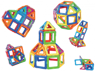 空間認識力を鍛える知育玩具（おもちゃ）　～マグブロックとマグ・フォーマー～